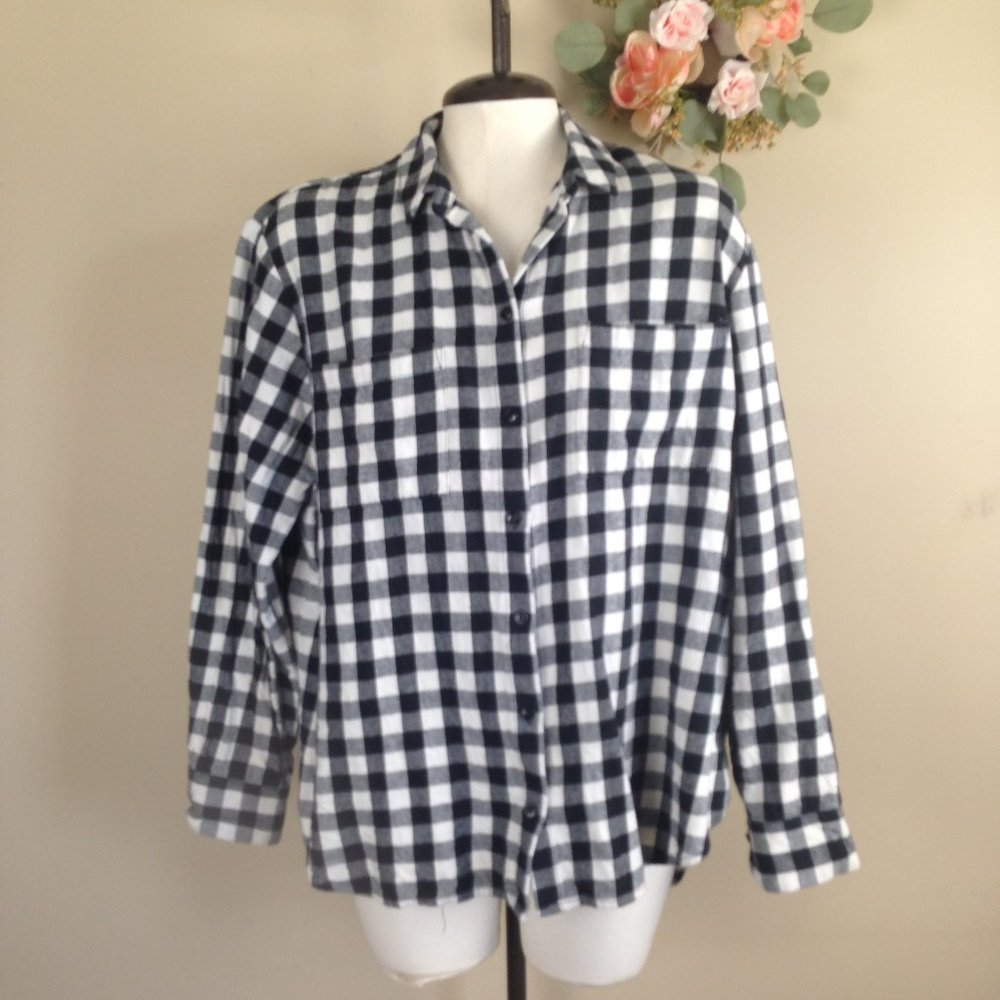 Madewell Gingham Flannel Shirt